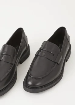 Juhlakengät<Vagabond Alex M Loafer Musta Nahka