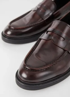 Juhlakengät<Vagabond Alex M Loafer Tummanpunainen Kiillotettu Nahka