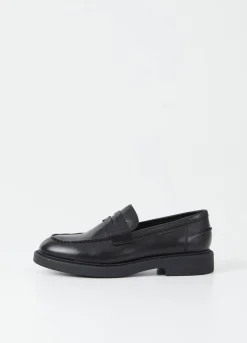 Kengät<Vagabond Alex W Loafer Musta Nahka