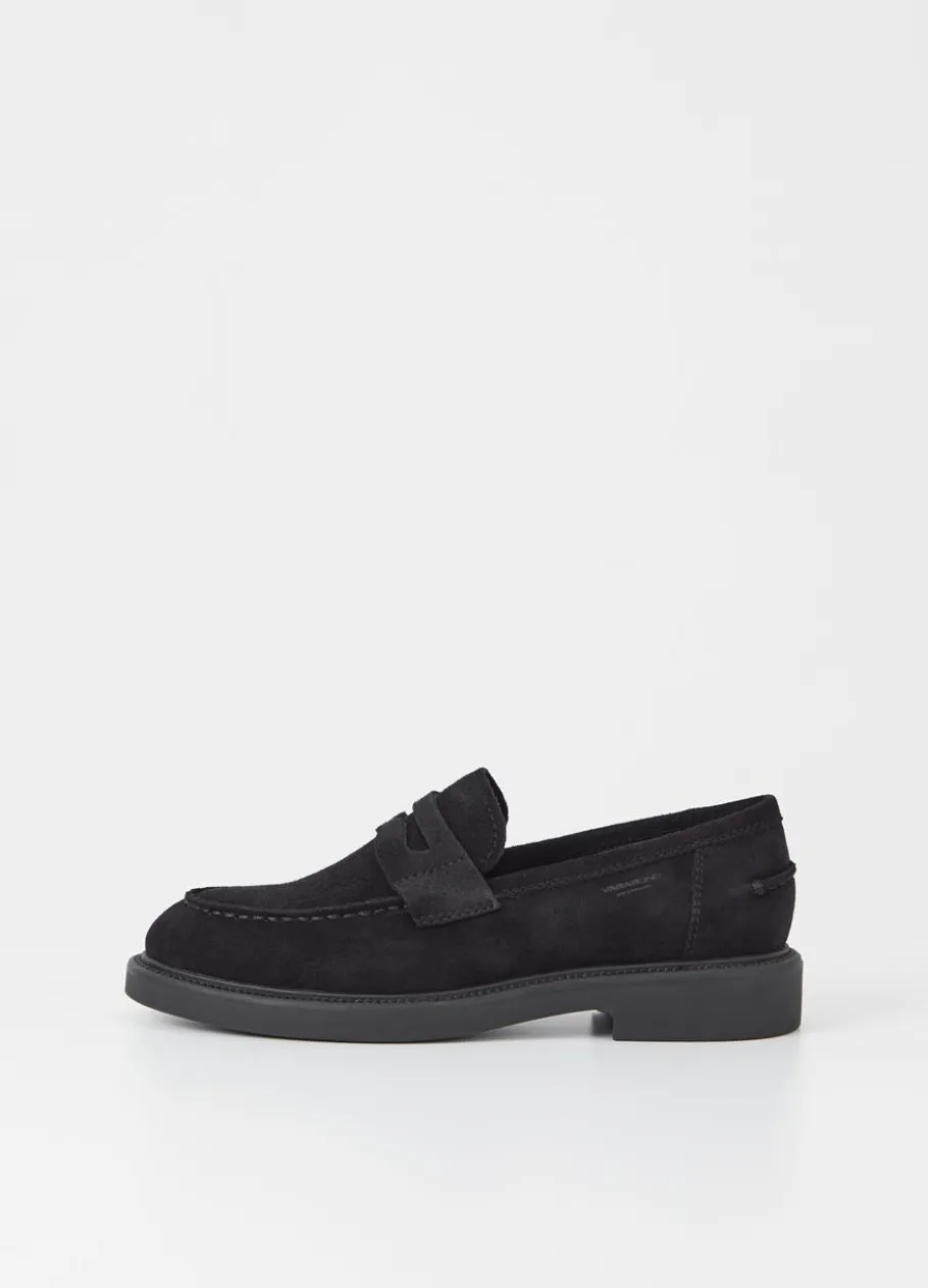 Kengät<Vagabond Alex W Loafer Musta Mokka