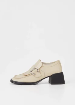 Kengät<Vagabond Ansie Loafer Beige Nahka