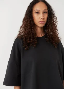 T-Paidat<Vagabond Boxy T-Shirt Musta Tekstiili