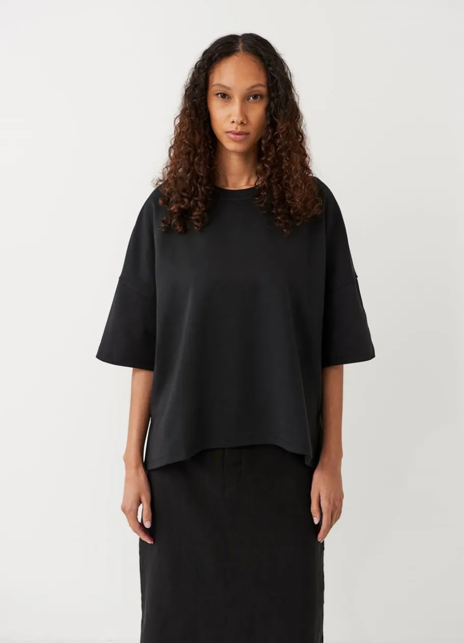 T-Paidat<Vagabond Boxy T-Shirt Musta Tekstiili