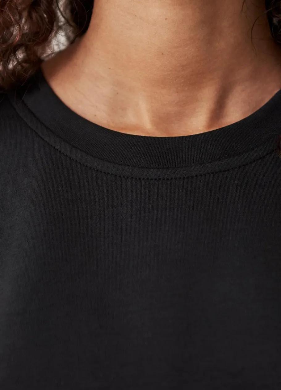 T-Paidat<Vagabond Boxy T-Shirt Musta Tekstiili