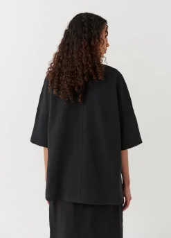 T-Paidat<Vagabond Boxy T-Shirt Musta Tekstiili
