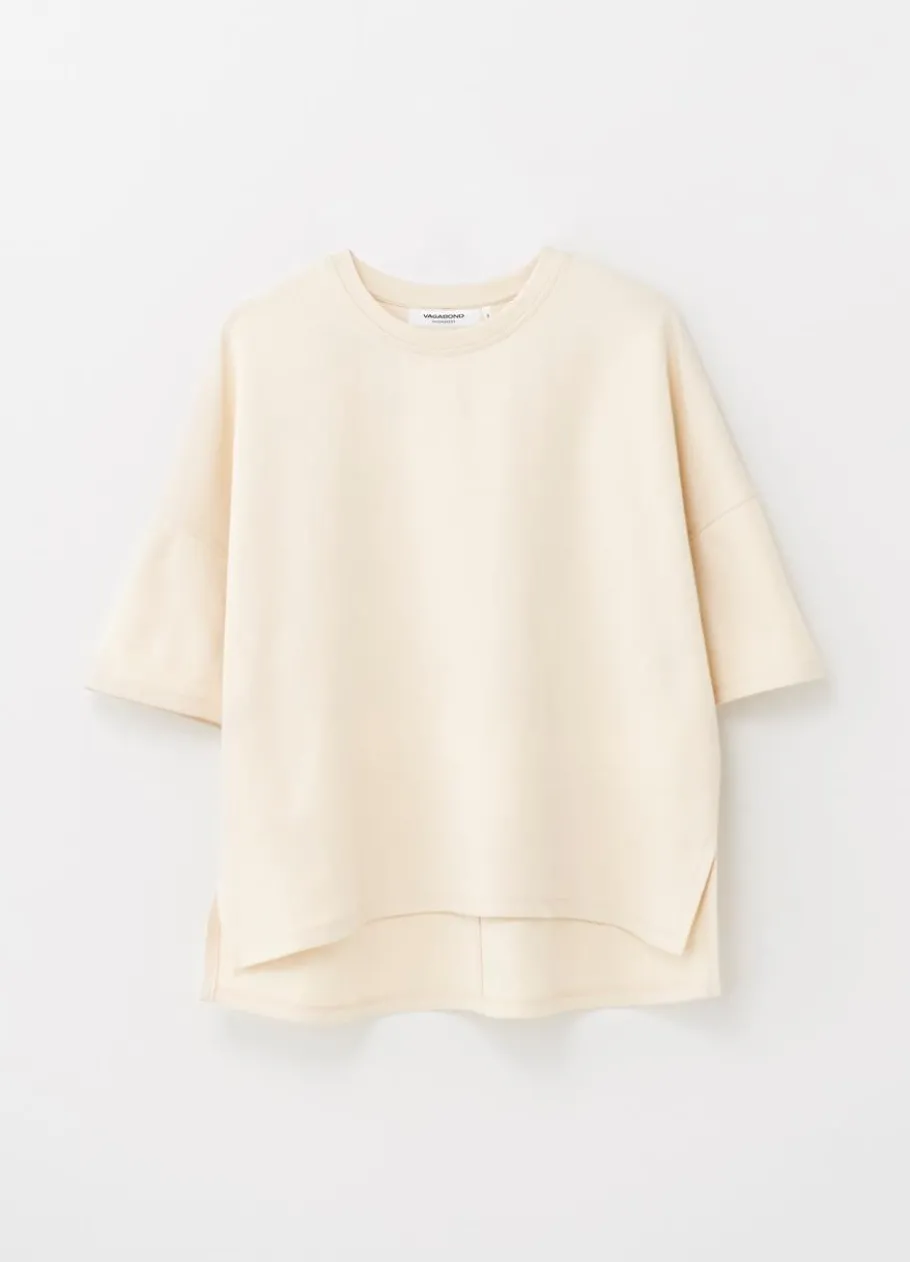 T-Paidat<Vagabond Boxy T-Shirt Luonnonvalkoinen Tekstiili
