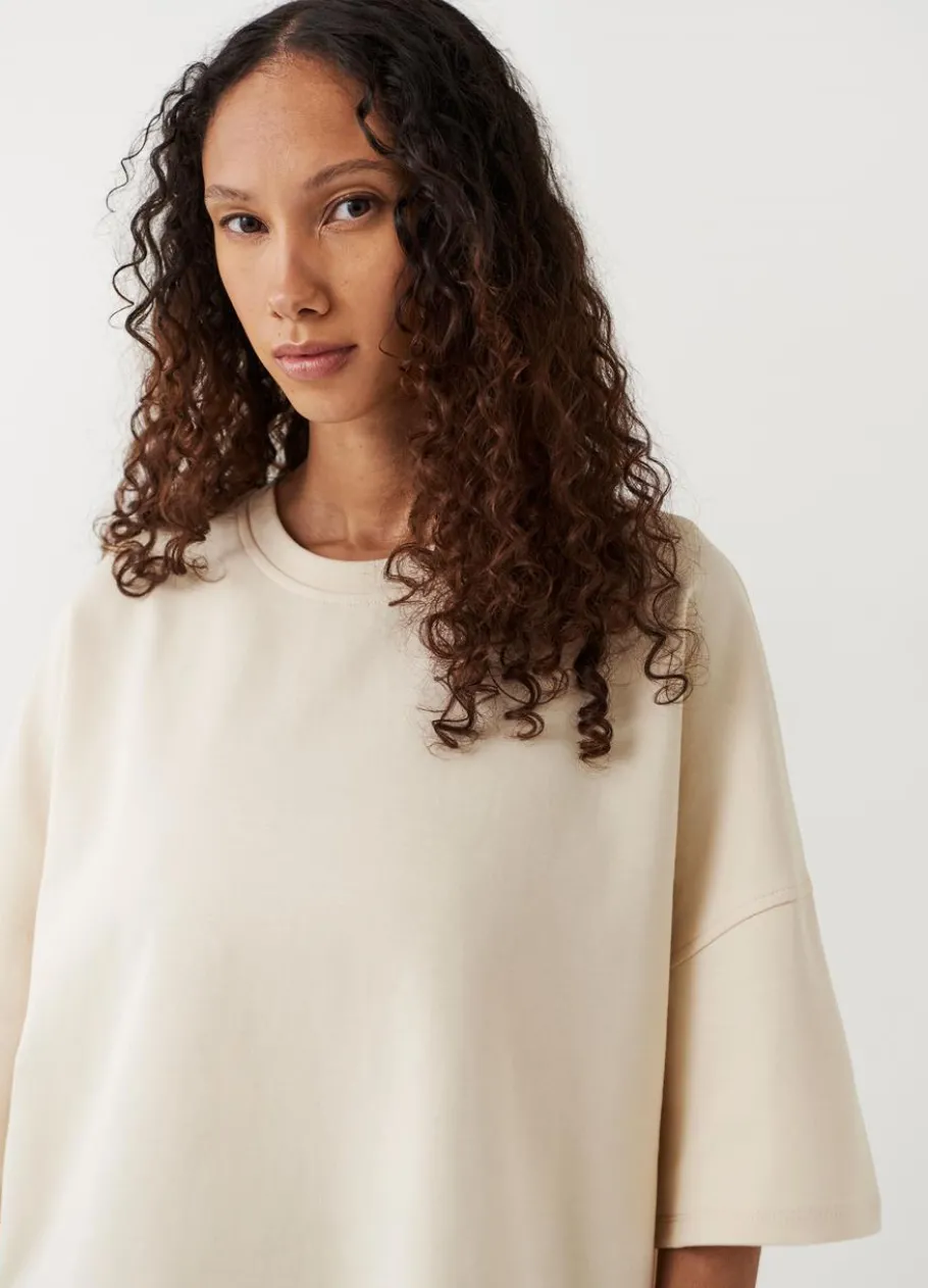 T-Paidat<Vagabond Boxy T-Shirt Luonnonvalkoinen Tekstiili