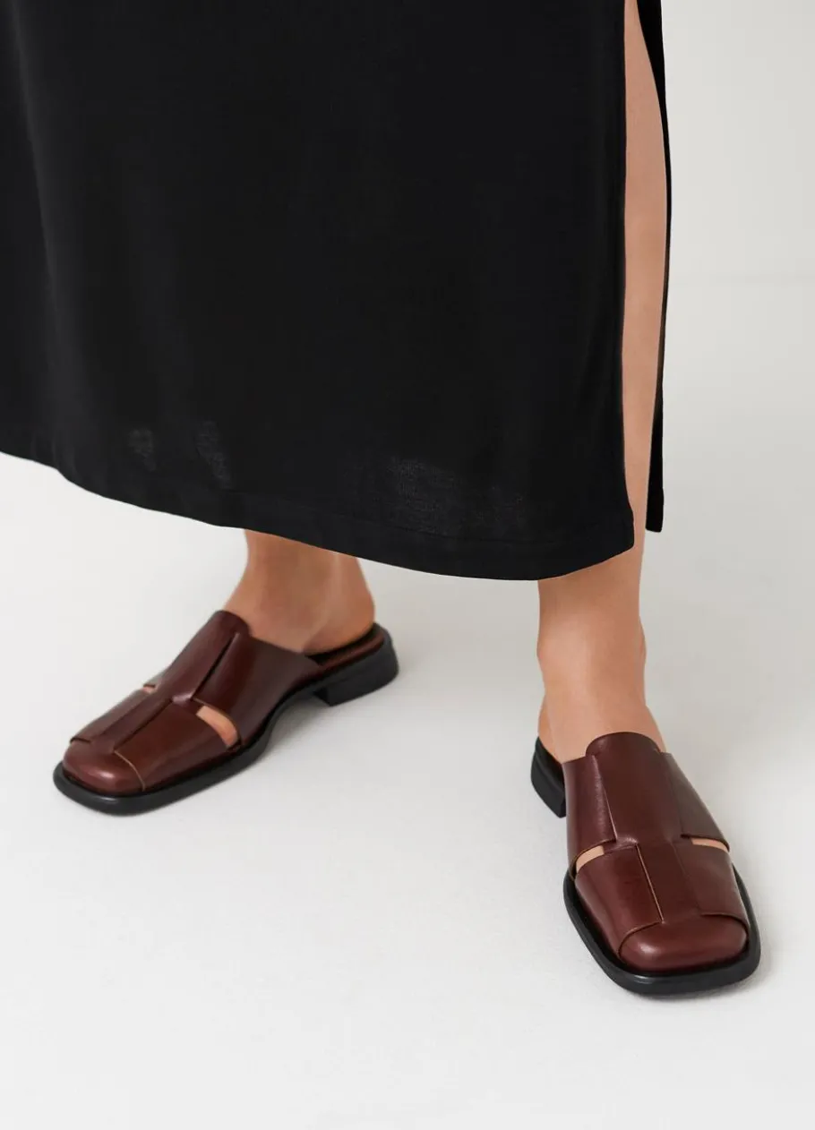 Mules<Vagabond Brittie Pistokkaat Tummanruskea Nahka