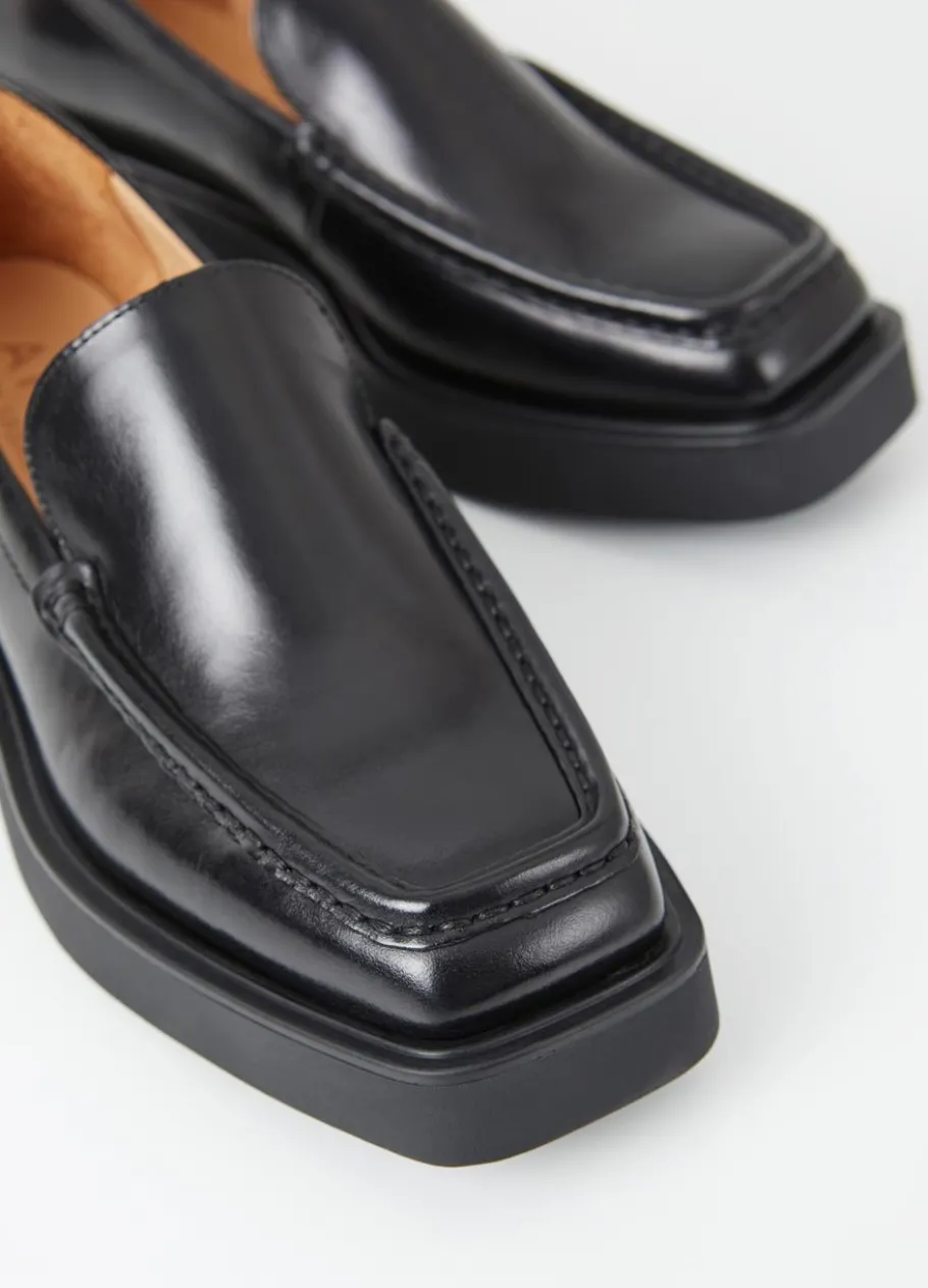 Kengät<Vagabond Carmen Loafer Musta Nahka