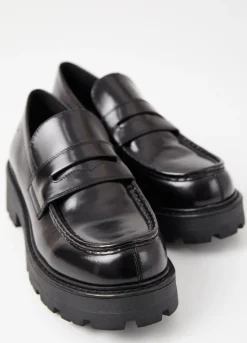 Kengät<Vagabond Cosmo 2.0 Loafer Musta Kiillotettu Nahka