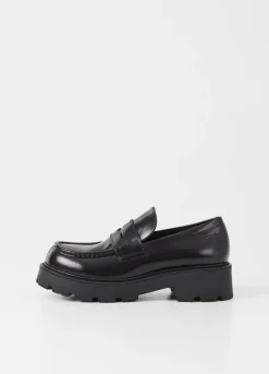 Kengät<Vagabond Cosmo 2.0 Loafer Musta Kiillotettu Nahka