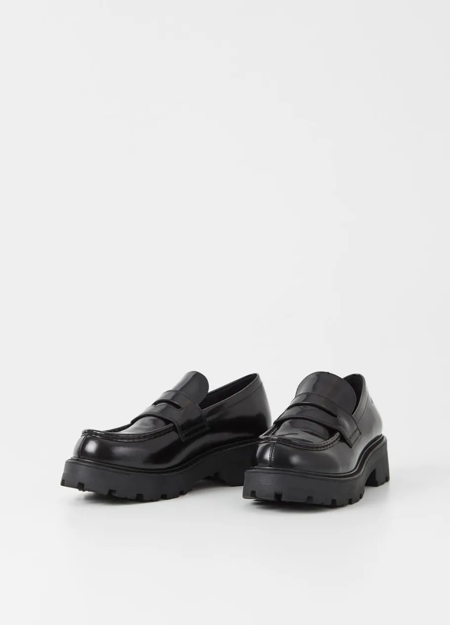 Kengät<Vagabond Cosmo 2.0 Loafer Musta Kiillotettu Nahka