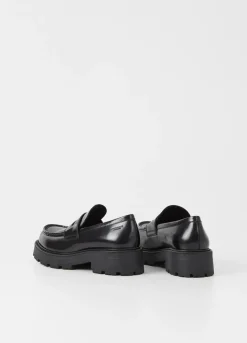 Kengät<Vagabond Cosmo 2.0 Loafer Musta Kiillotettu Nahka