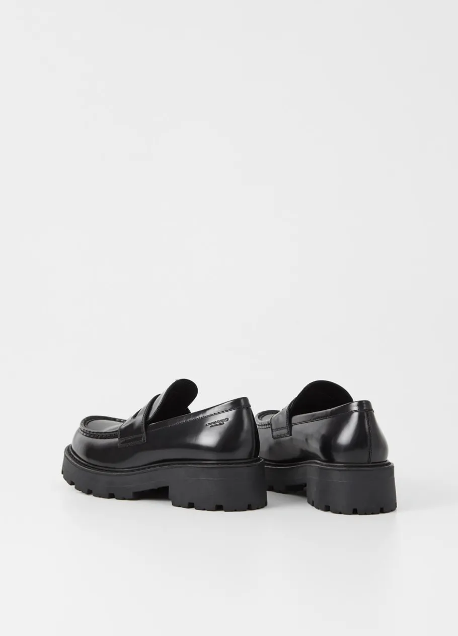 Kengät<Vagabond Cosmo 2.0 Loafer Musta Kiillotettu Nahka