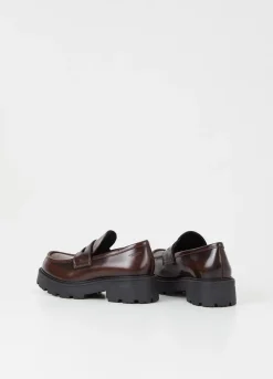 Kengät<Vagabond Cosmo 2.0 Loafer Ruskea Kiillotettu Nahka