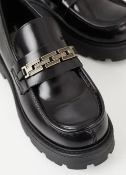 Kengät<Vagabond Cosmo 2.0 Loafer Musta Kiillotettu Nahka