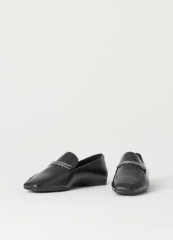 Kengät<Vagabond Delia Loafer Musta Nahka