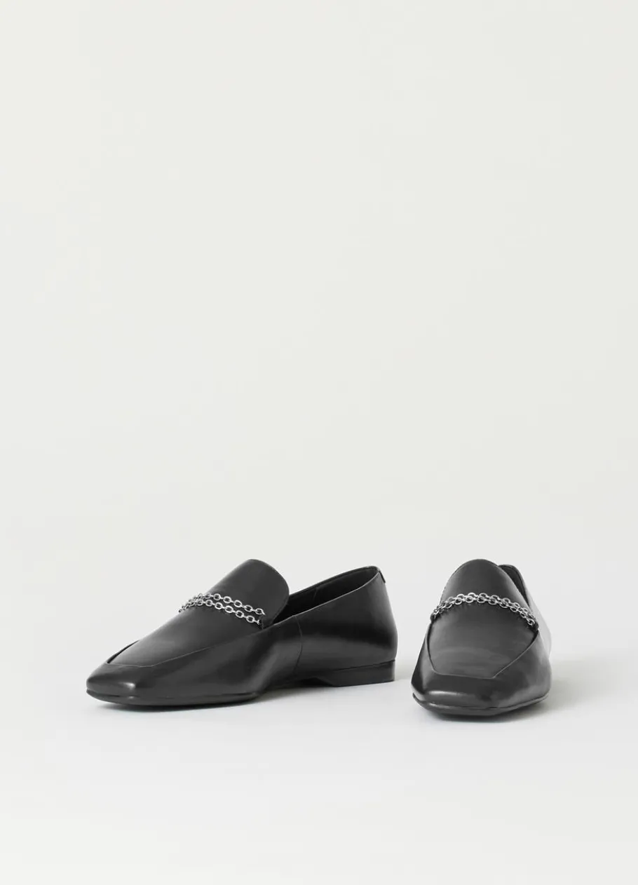 Kengät<Vagabond Delia Loafer Musta Nahka