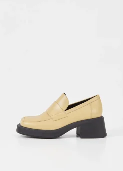 Kengät<Vagabond Dorah Loafer Keltainen Nahka
