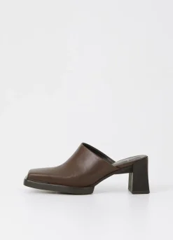 Mules<Vagabond Edwina Pistokkaat Tummanruskea Nahka