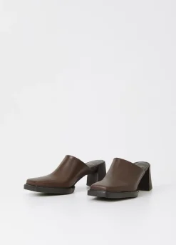 Mules<Vagabond Edwina Pistokkaat Tummanruskea Nahka