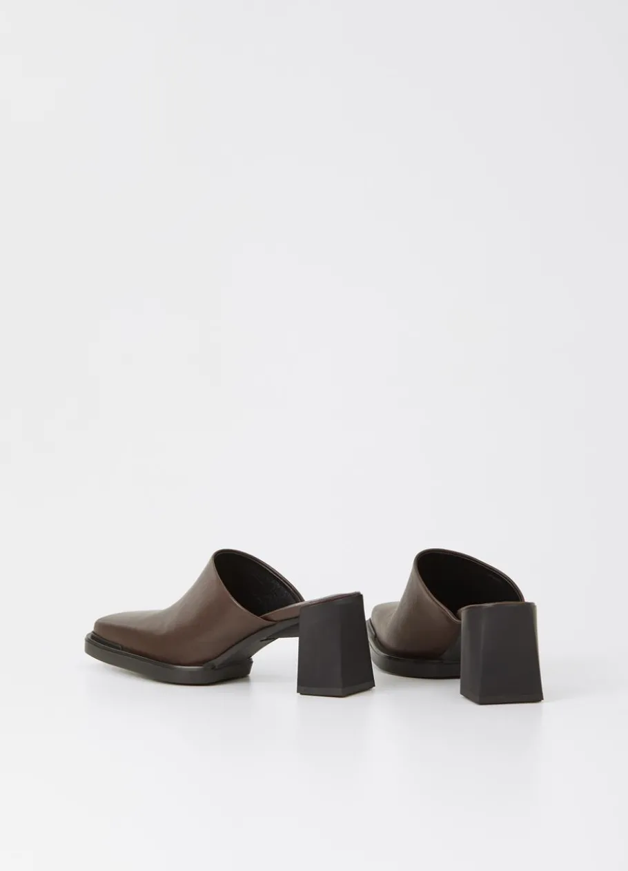 Mules<Vagabond Edwina Pistokkaat Tummanruskea Nahka