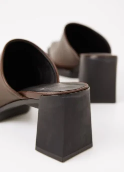 Mules<Vagabond Edwina Pistokkaat Tummanruskea Nahka