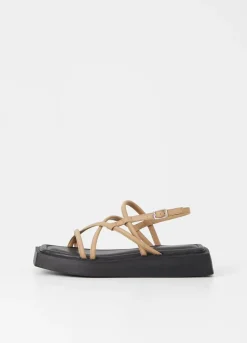 Sandaalit<Vagabond Evy Sandaalit Beige Nahka