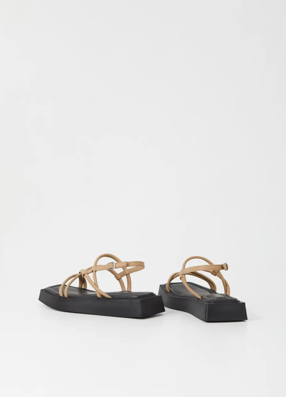 Sandaalit<Vagabond Evy Sandaalit Beige Nahka