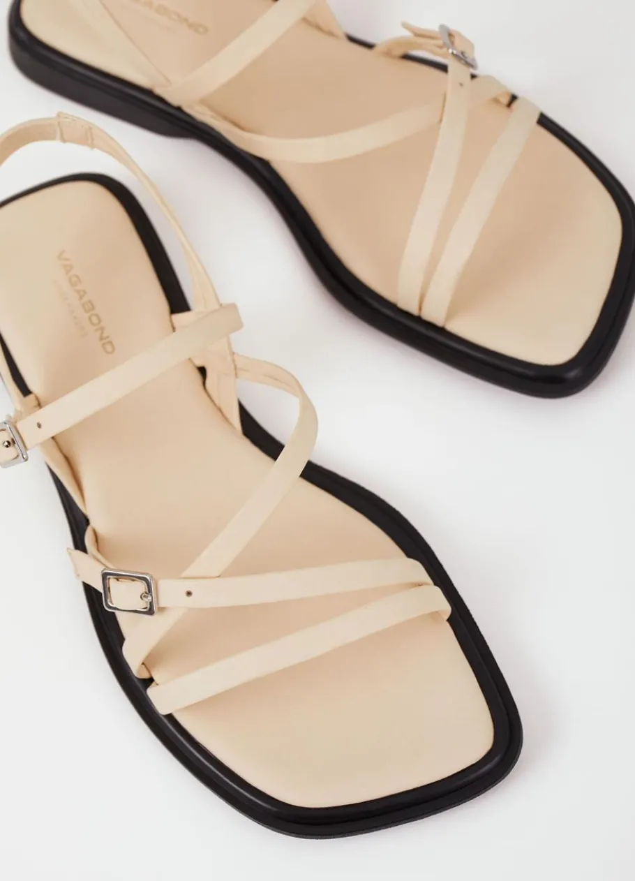 Sandaalit<Vagabond Izzy Sandaalit Luonnonvalkoinen Nahka