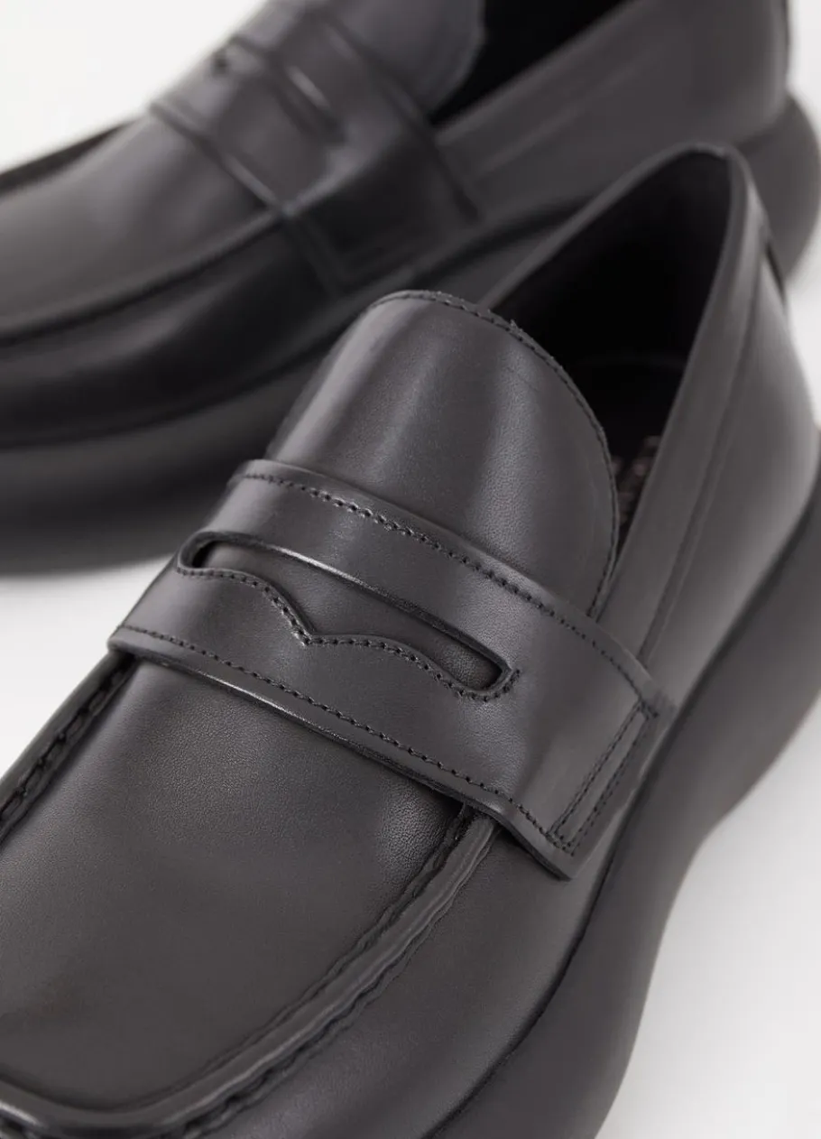 Kengät<Vagabond Janick Loafer Black Leather