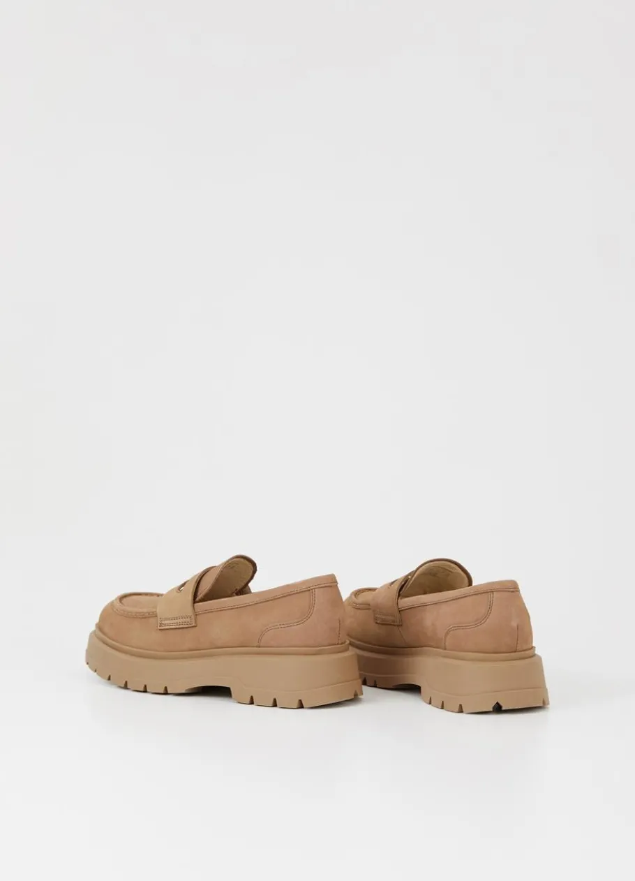 Loaferit<Vagabond Jeff Loafer Beige Nupukki