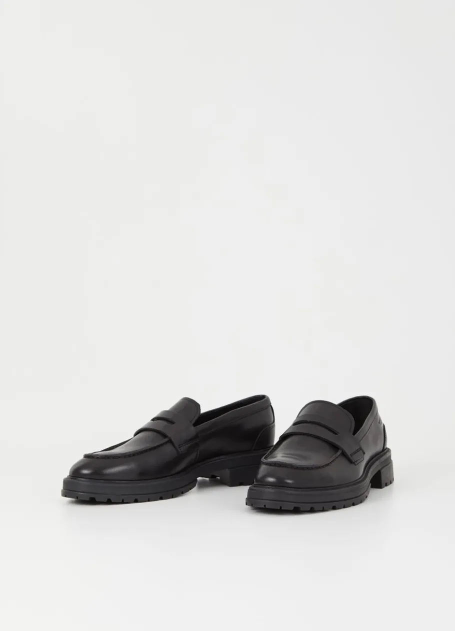 Loaferit<Vagabond Johnny 2.0 Loafer Musta Nahka