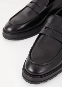 Loaferit<Vagabond Johnny 2.0 Loafer Musta Nahka