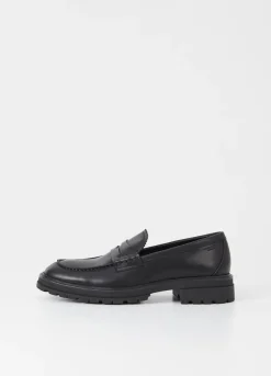 Loaferit<Vagabond Johnny 2.0 Loafer Musta Nahka