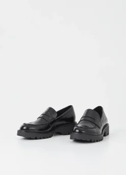 Kengät<Vagabond Kenova Loafer Musta Patentoitu Nahka