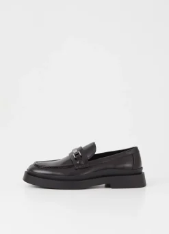 Juhlakengät<Vagabond Mike Loafer Musta Nahka